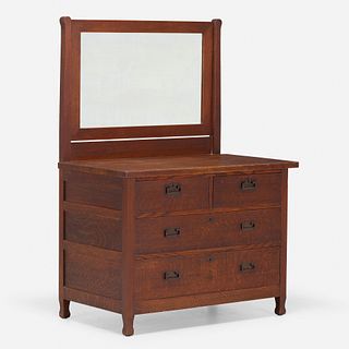 Roycroft, Dresser with mirror, model 108