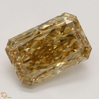 3.04 ct, Natural Fancy Orange-Brown Even Color, VS1, Radiant cut Diamond (GIA Graded), Appraised Value: $43,200 