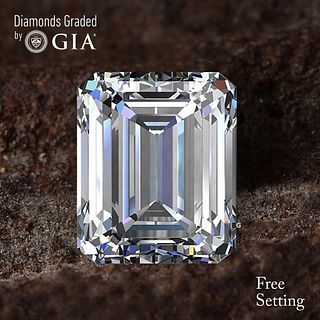 3.02 ct, F/VS1, Emerald cut GIA Graded Diamond. Appraised Value: $118,900 