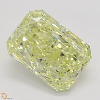 5.39 ct, Natural Fancy Yellow Even Color, VS1, Radiant cut Diamond (GIA Graded), Appraised Value: $237,100 