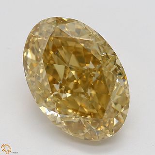 5.08 ct, Natural Fancy Brownish Yellowish Orange Even Color, VS2, Oval cut Diamond (GIA Graded), Appraised Value: $90,400 