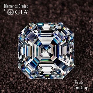 5.01 ct, F/VVS2, Square Emerald cut GIA Graded Diamond. Appraised Value: $541,000 