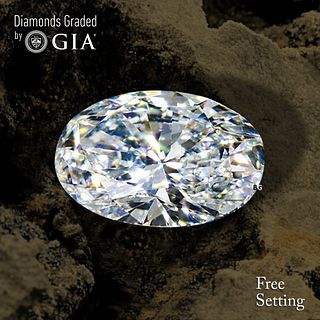 5.12 ct, D/FL, TYPE IIa Oval cut GIA Graded Diamond. Appraised Value: $1,228,800 