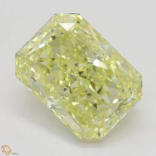3.02 ct, Natural Fancy Yellow Even Color, VS2, Radiant cut Diamond (GIA Graded), Appraised Value: $79,300 