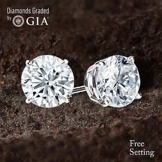 5.40 carat diamond pair Round cut Diamond GIA Graded 1) 2.70 ct, Color D, VVS2 2) 2.70 ct, Color D, VVS2. Appraised Value: $241,000 