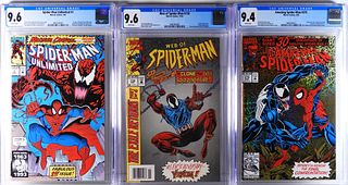 3PC Marvel Comics Spider-Man Modern Key CGC Group