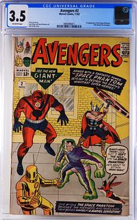 Marvel Comics Avengers #2 CGC 3.5