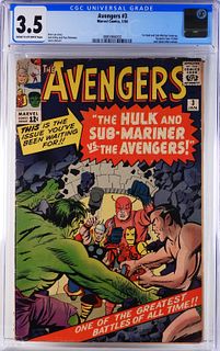 Marvel Comics Avengers #3 CGC 3.5