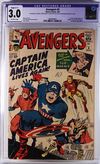 Marvel Comics Avengers #4 CGC 3.0