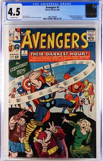Marvel Comics Avengers #7 CGC 4.5