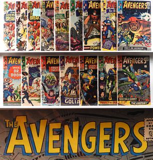 21PC Marvel Comics Avengers #10-#36 Group