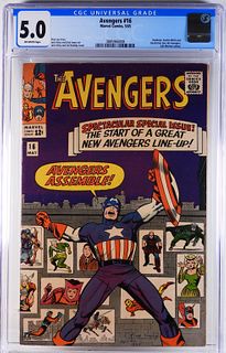 Marvel Comics Avengers #16 CGC 5.0
