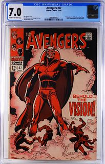 Marvel Comics Avengers #57 CGC 7.0