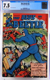 Fox Features Syndicate Blue Beetle #33 CGC 7.5