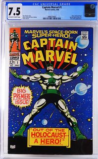 Marvel Comics Captain Marvel #1 CGC 7.5
