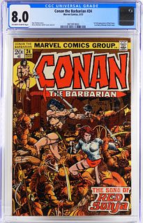 Marvel Comics Conan the Barbarian #24 CGC 8.0