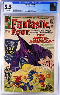Marvel Comics Fantastic Four #21 CGC 5.5