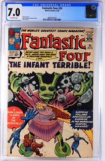 Marvel Comics Fantastic Four #24 CGC 7.0