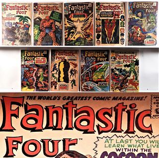 9PC Marvel Comics Fantastic Four #44-#74 & KS #5