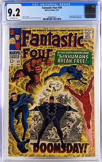 Marvel Comics Fantastic Four #59 CGC 9.2