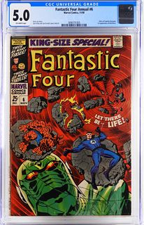 Marvel Comics Fantastic Four Annual #6 CGC 5.0