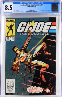 Marvel Comics G.I. Joe ARAH #21 CGC 8.5