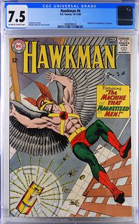 DC Comics Hawkman #4 CGC 7.5