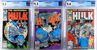 Marvel Comics Incredible Hulk #344-346 CGC 9.2 9.4