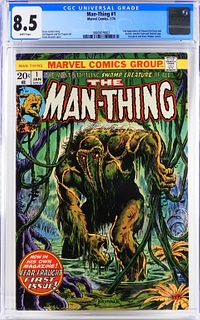 Marvel Comics Man-Thing #1 CGC 8.5