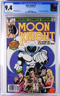 Marvel Comics Moon Knight #1 CGC 9.4 Newsstand