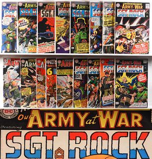 17PC DC Comics Our Army at War #151-#174 Group