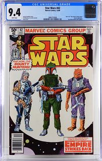 Marvel Comics Star Wars #42 CGC 9.4 Newsstand
