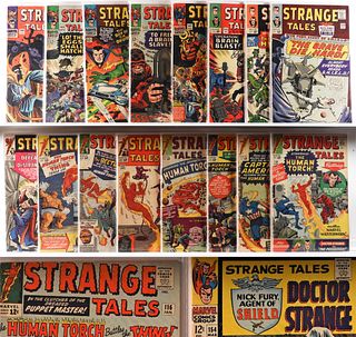 24PC Marvel Comics Strange Tales #114-#154 Group