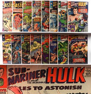 22PC Marvel Comics Tales to Astonish #54-#88 Group