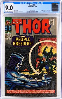 Marvel Comics Thor #134 CGC 9.0