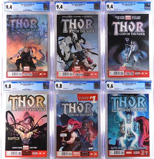 6 Marvel Comics Thor God of Thunder CGC Collection