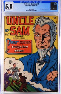 Quality Comics Uncle Sam Quarterly #7 CGC 5.0