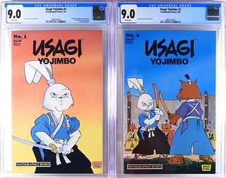 Fantagraphics Books Usagi Yojimbo #1 #2 CGC 9.0