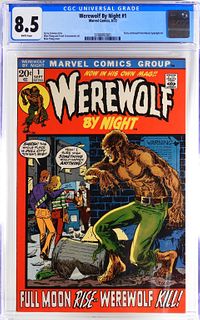 Marvel Comics Werewolf by Night #1 CGC 8.5