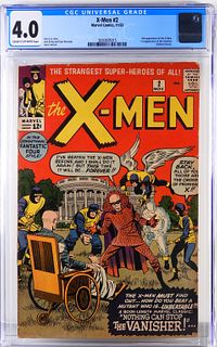 Marvel Comics X-Men #2 CGC 4.0