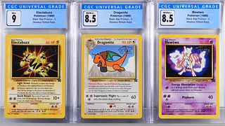3PC 1999 Pokemon Black Star Promos CGC Card Group