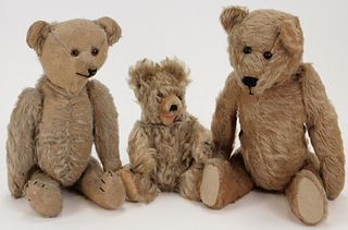 3PC Humpback Mohair Teddy Bears