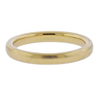 Tiffany &amp; Co Peretti 18K Gold Wedding Band Ring