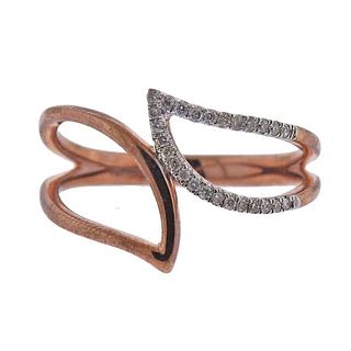 Kallati Rose Gold Diamond Ring