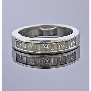 Platinum Diamond Band Ring