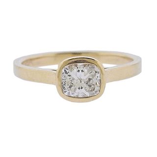 GIA 0.67ct H VS2 Diamond 14k Gold Engagement Ring
