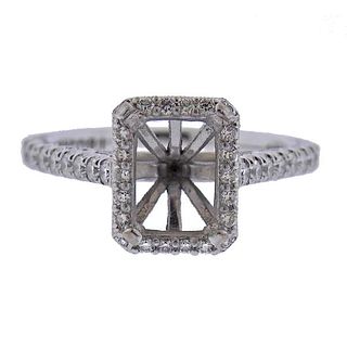 Tacori 18K Gold Diamond Engagement Ring Setting