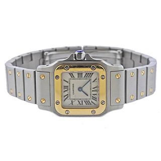 Cartier Santos 18k Gold Steel Watch 1564