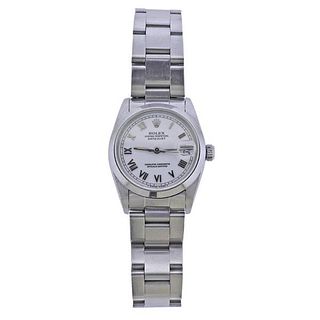 Rolex Datejust Midsize Steel White Roman Dial Watch ref. 68240