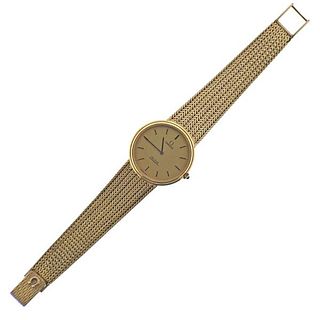 Omega De Ville 1970s 18k Gold Watch 351.7284F
